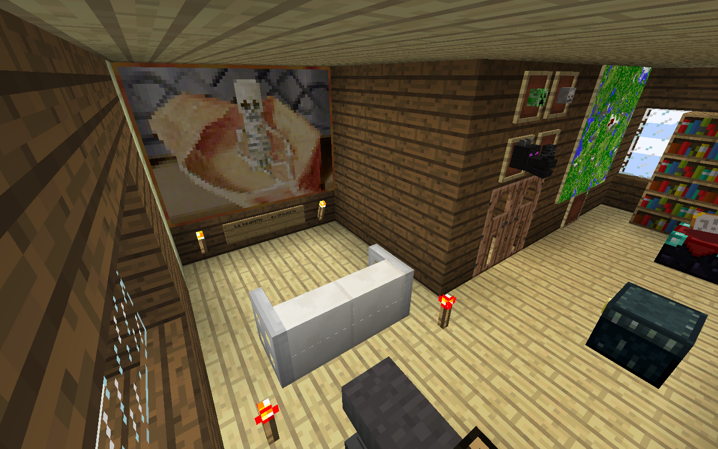 Map voici ma première construction: un petit chalet moderne ...