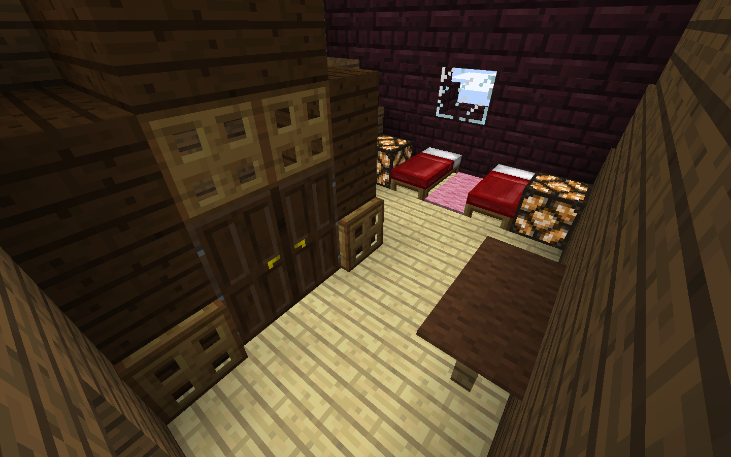 Map voici ma première construction: un petit chalet moderne ...