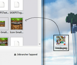 image3 300x254 [Pocket Edition] Installer un texture pack