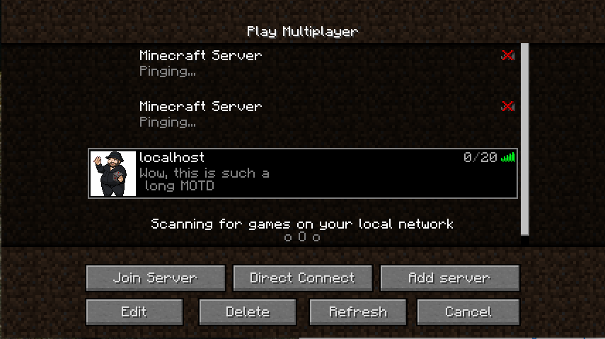 Minecraft Version 186 Servers