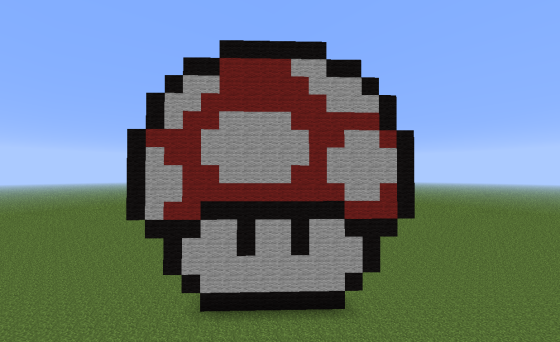 Le champignon, célèbre symbole du jeu Mario Bros