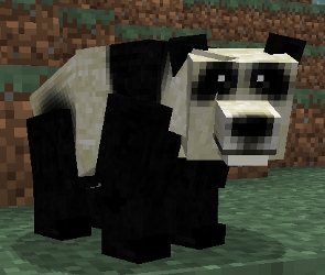Un panda du mod Mo'Creatures