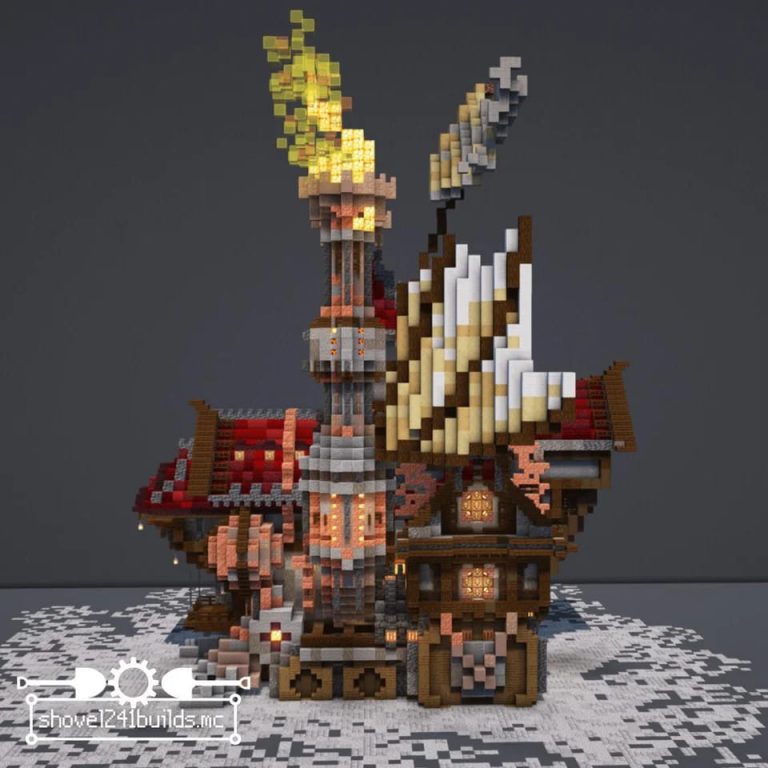 Astuces De Build Construction Steampunk Dans Minecraft Minecraft Fr