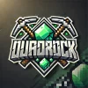 DALL·E 2025-01-23 19.23.08 - A professional logo for a Minecraft server named 'Quadrock'. The...webp