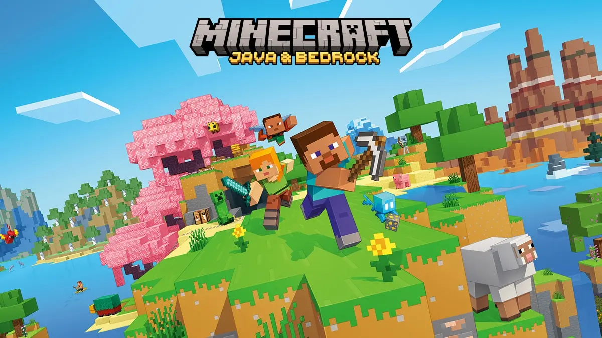 Visuel de l'édition Standard de Minecraft Java et Bedrock pour PC