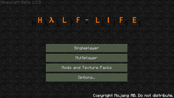 half life 1 minecraft texture pack