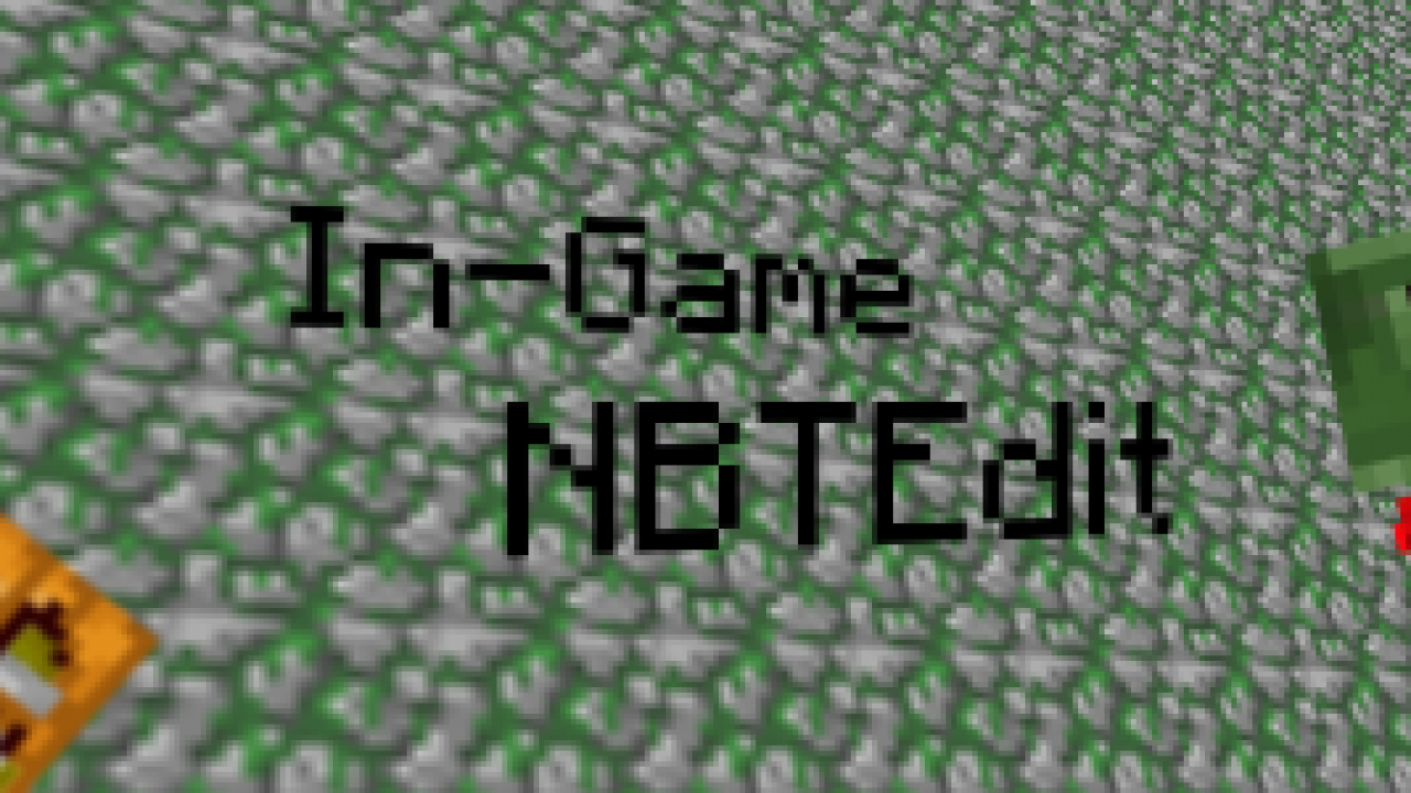 1 4 7 In Game Nbtedit Minecraft Fr