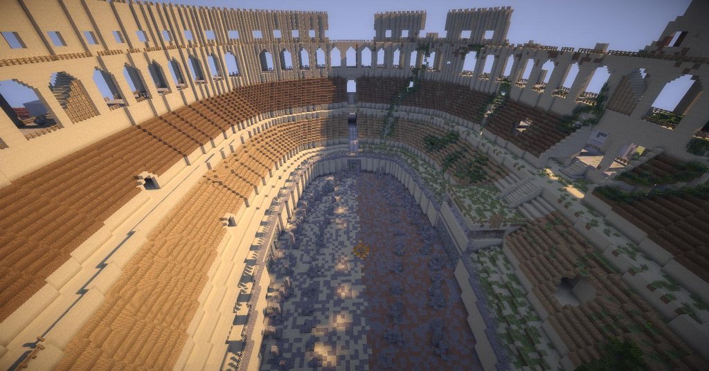 Le Colisée, avant/après. 