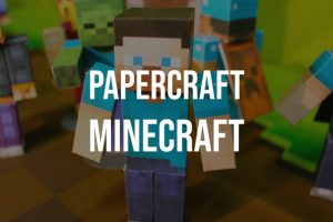 Papercraft Minecraft à imprimer - Personnages et Blocs 