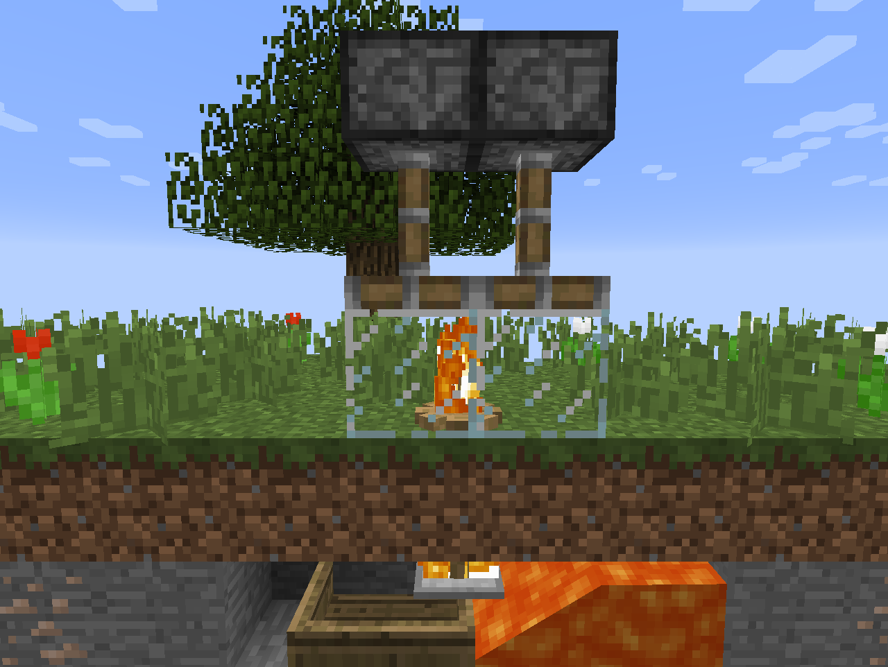 Guide : Feu de camp  Minecraft.fr