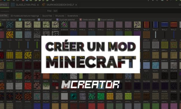 Créer un mod Minecraft avec Mcreator