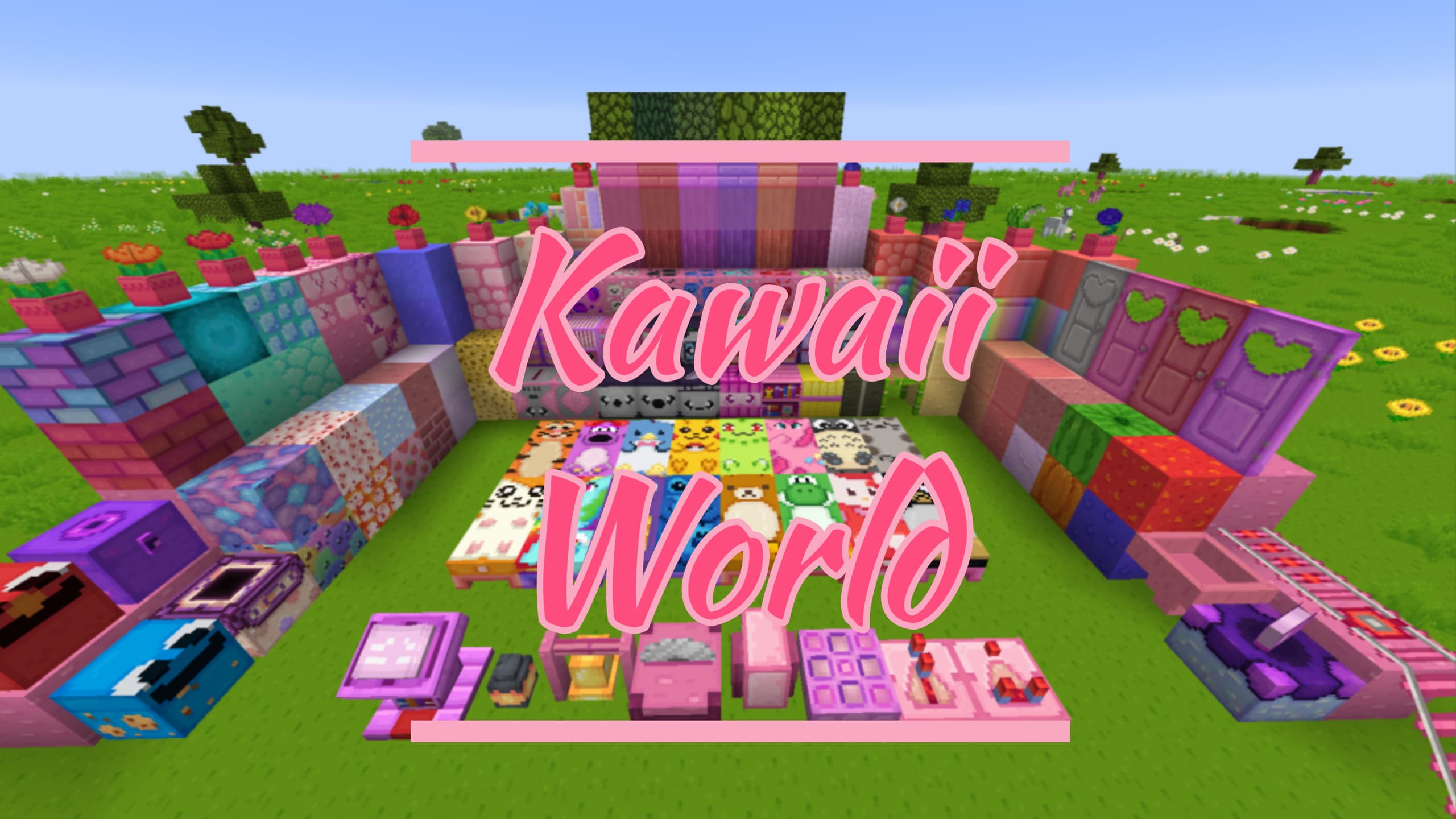 [Pack de Textures] Kawaii World 1.14 ( ‿ ) Minecraft.fr