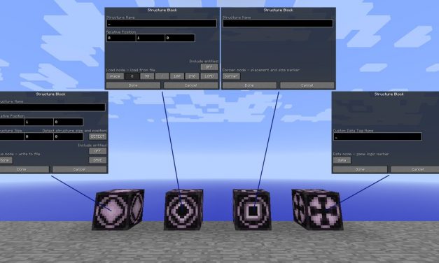 [1.10] Interface des Structure Block