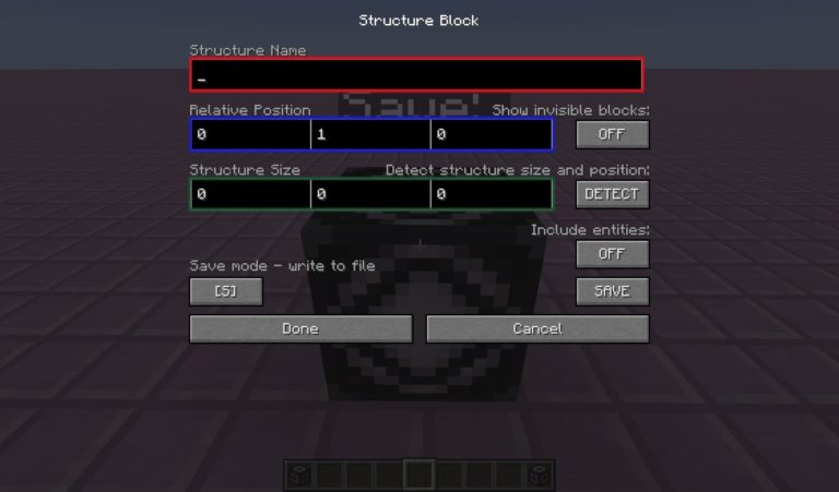 How To Use Structure Block In Minecraft Java