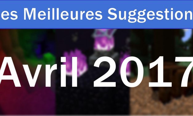 Les Meilleures Suggestions d’Avril 2017