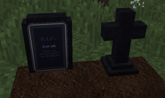 RIP pierre tombale corail tombstone