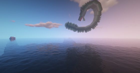 serpent de mer attaque