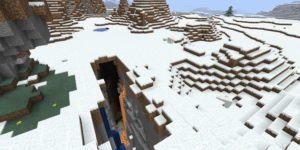 seed minecraft bedrock 1.9 biome neige ravin