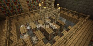 seed minecraft bedrock 1.9 stronghold bibliotheque