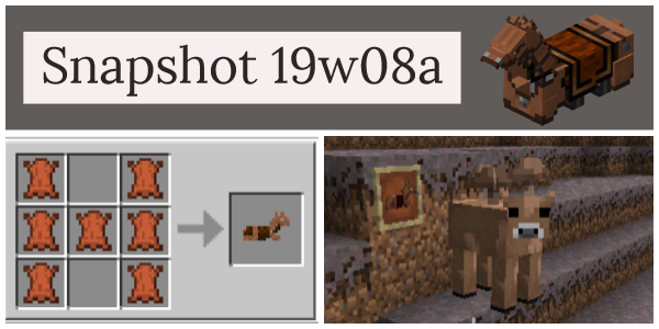 Minecraft 1.14 : Snapshot 19w08b