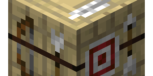 minecraft table d'archerie