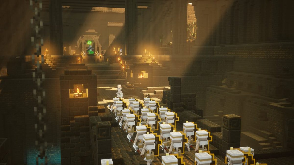 desert temple gameplay minecraft dungeons