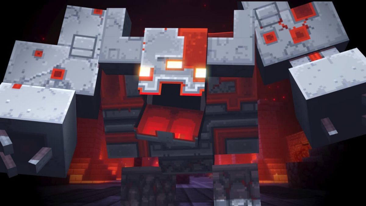 minecraft dungeons boss redstone monstrosoty