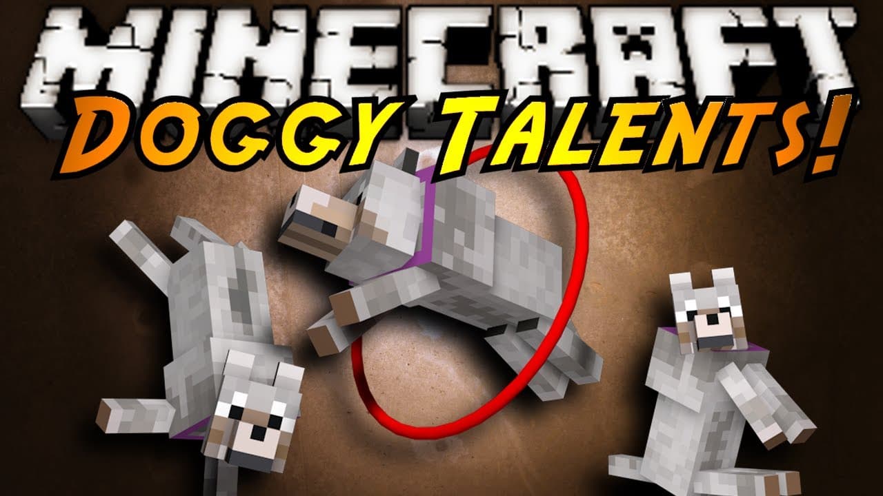 🐶 [Mod] Doggy Talents - 1.7.10 → 1.14.4 • Minecraft.fr