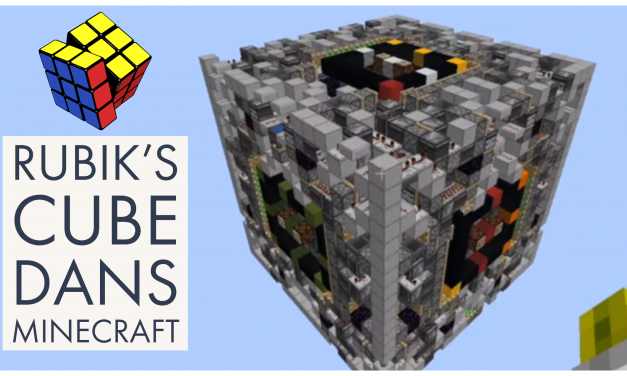 Un Rubik’s Cube géant reproduit dans Minecraft