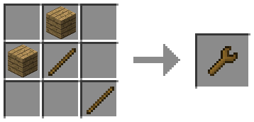 recette wooden wrench mod minecraft chisels bits
