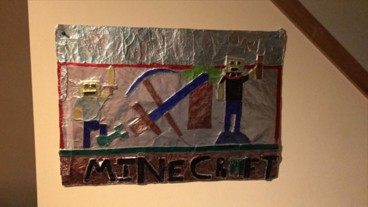 L'analyse du dessin Minecraft d'un enfant