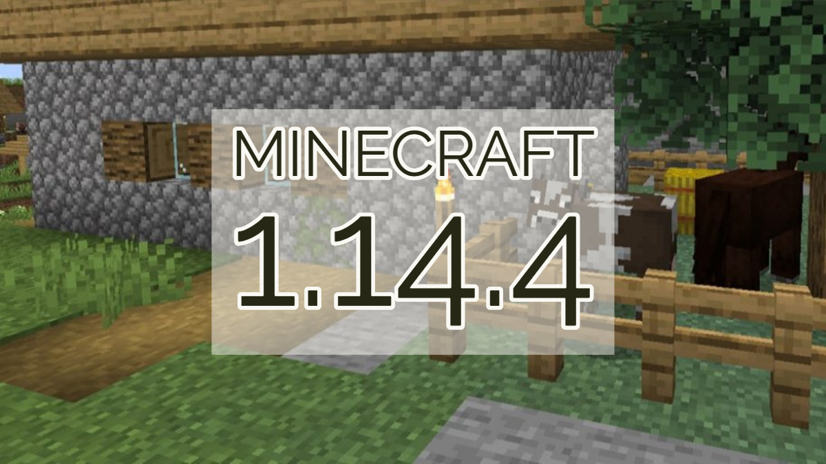 Minecraft 1.14.4 : Mise à jour disponible