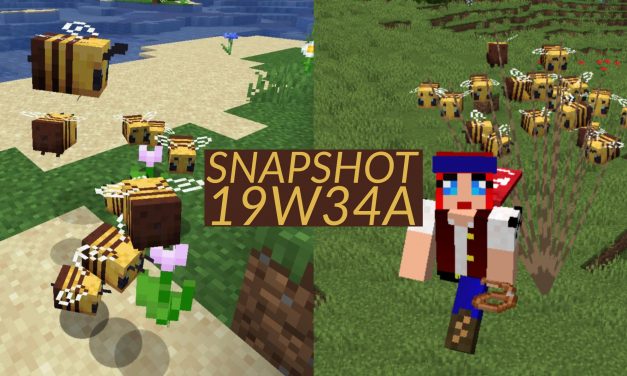 Minecraft 1.15 : Snapshot 19w34a – Les abeilles arrivent !