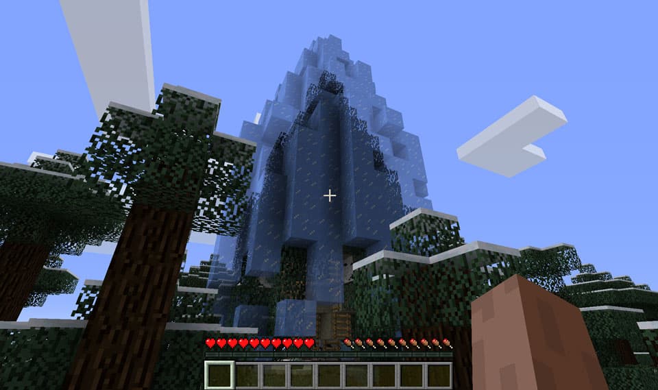 Mod Minecraft Ruins : Arbre gelé