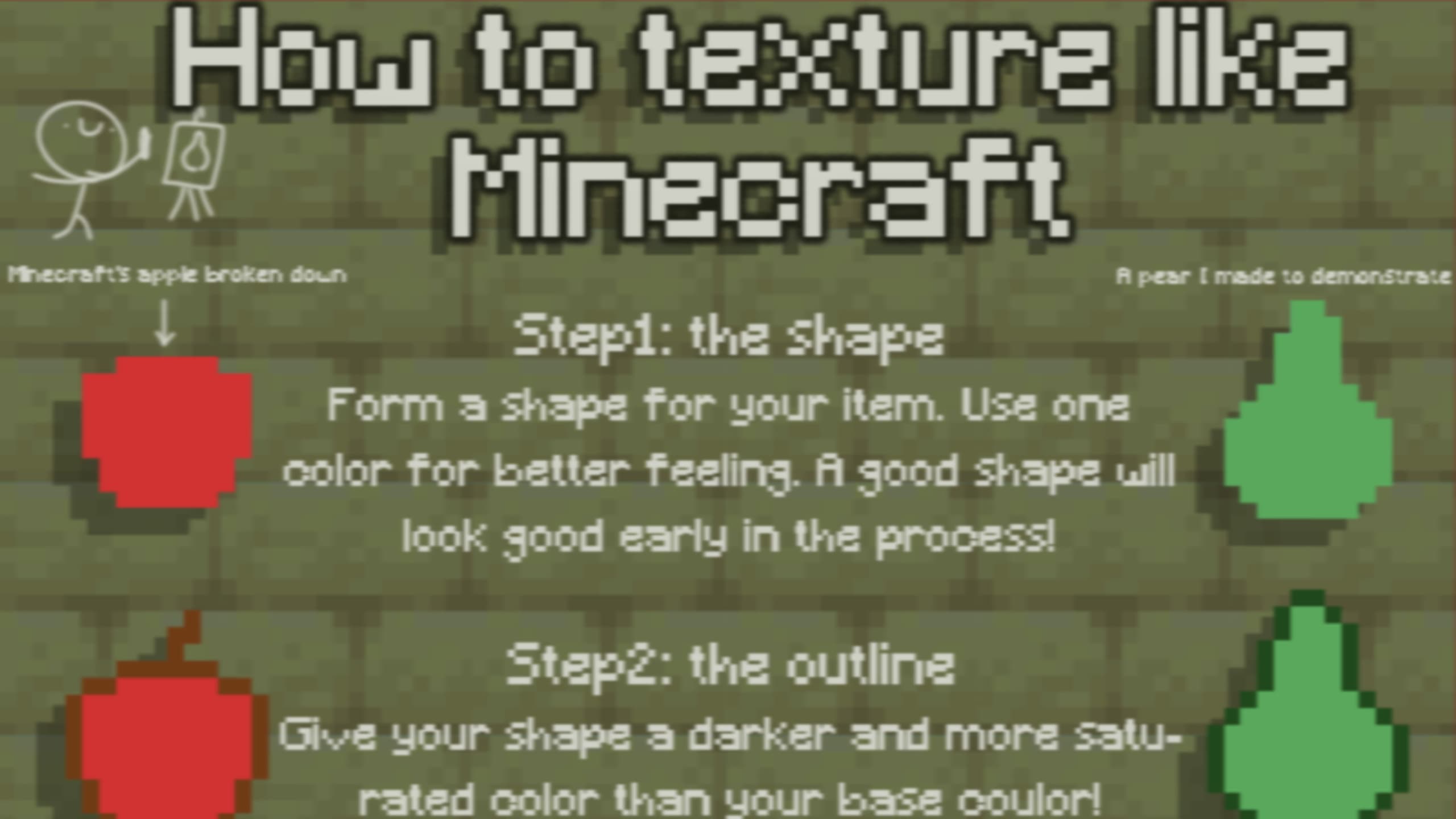 Comment faire des textures comme celles de Minecraft ?
