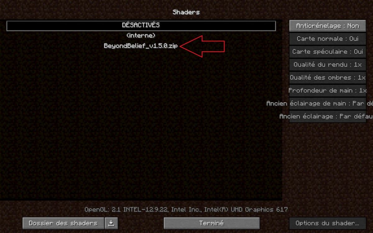 Tuto Comment Installer Un Shader Avec Optifine Minecraft Fr