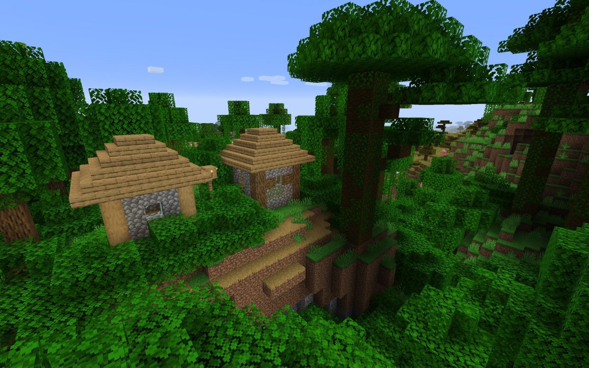 Meilleur Seed Minecraft 1.14 : Village jungle pyramide foret