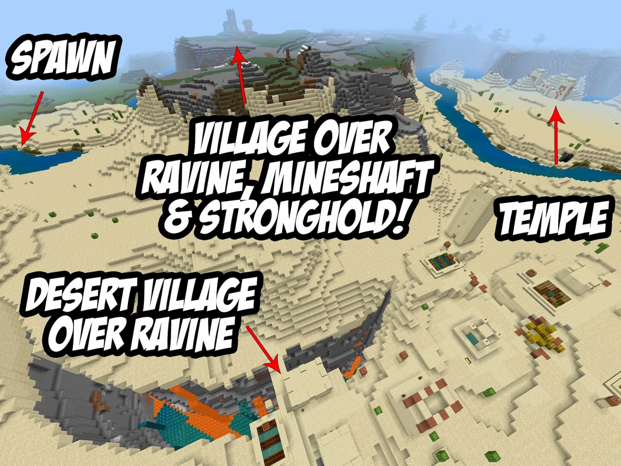 Les 10 meilleurs seeds pour Minecraft Bedrock (PE) 1.12 Minecraft.fr