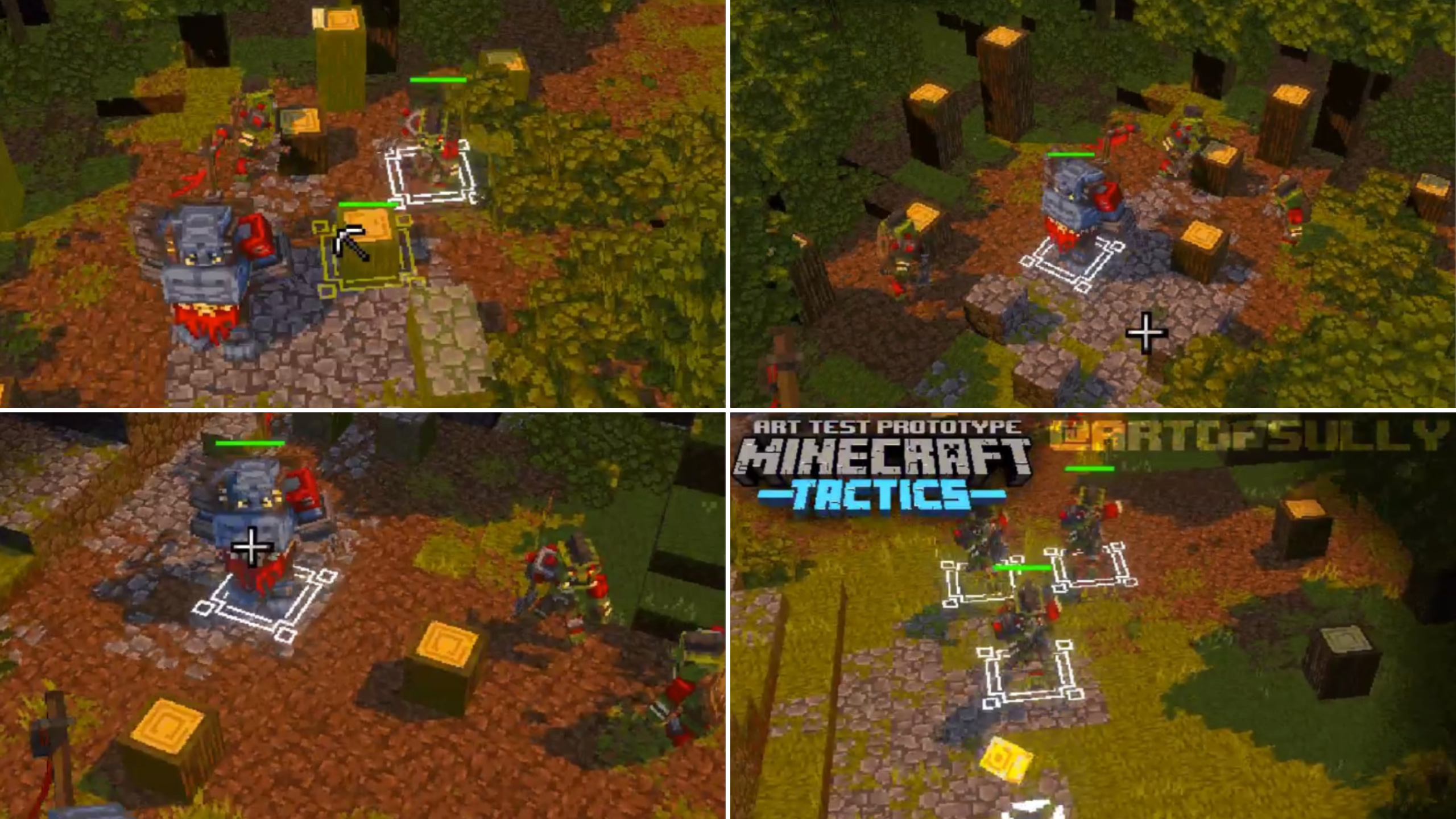 Un jeu de stratégie en temps réel Minecraft