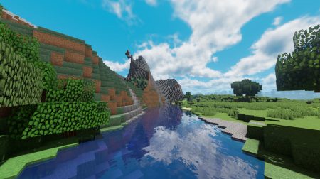 shader minecraft rivière