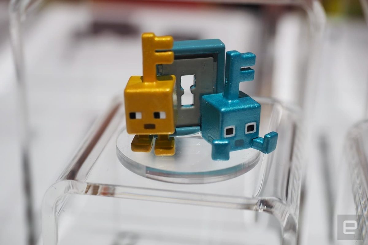 Mini figurines Minecraft Dungeons Clé