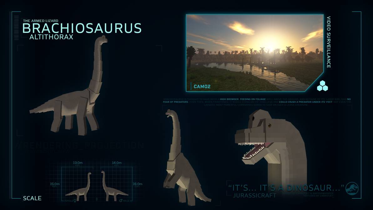 Mod] JurassiCraft [ ] : des Dinosaures ! 