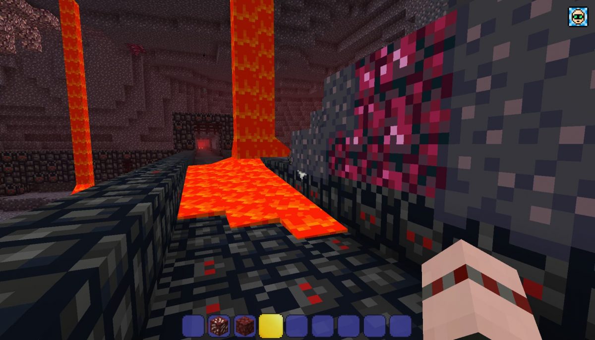 Terrapack3d Textures Minecraft X Terraria : de la lave dans un souterrain