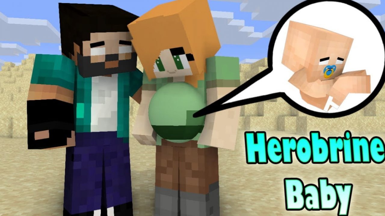 Le Bebe De Herobrine Animation Minecraft Minecraft Fr