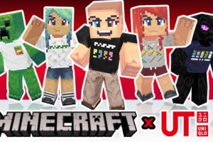 Collaboration Minecraft X Uniqlo : Skins Gratuits Minecraft X Uniqlo