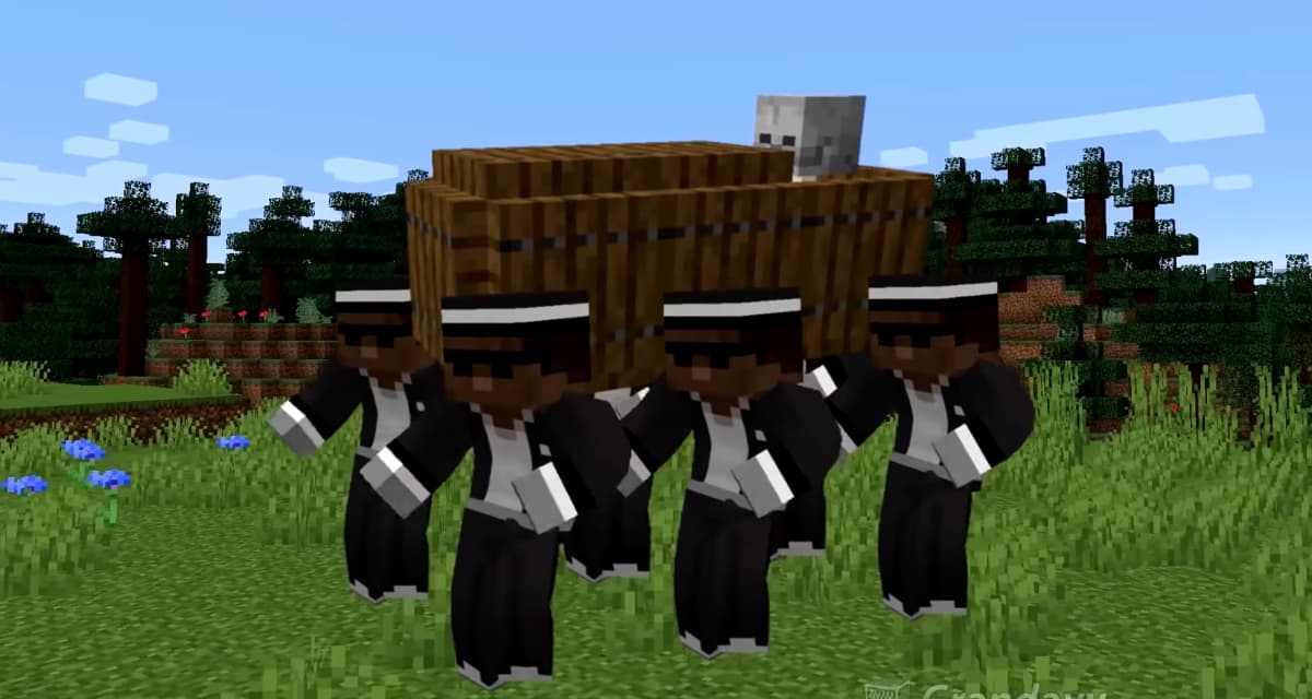 Coffin Dance Meme - Astronomia dans Minecraft