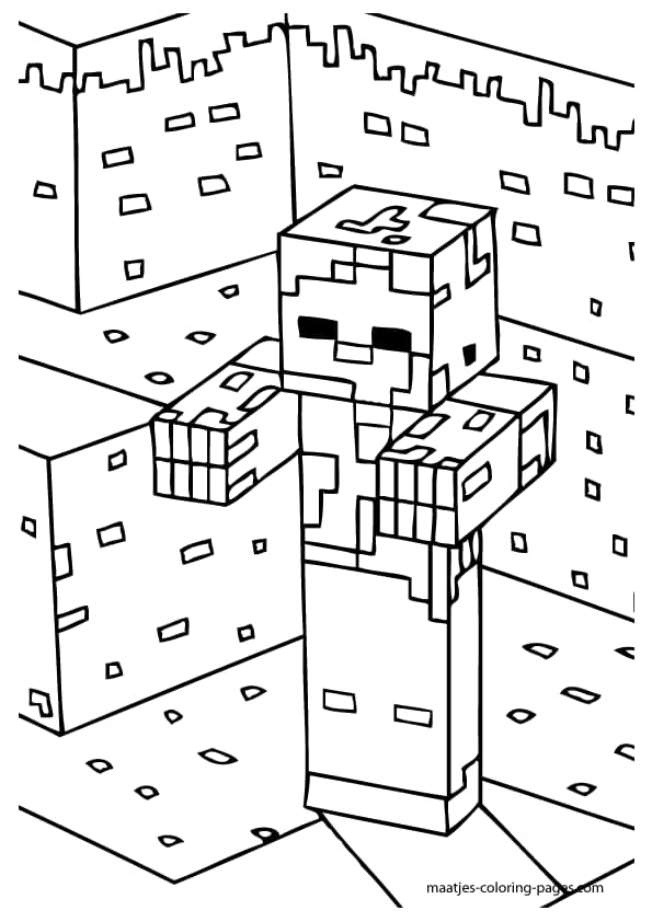 Coloriage Minecraft Gratuit Imprimer Dessins Faciles Et PDF 