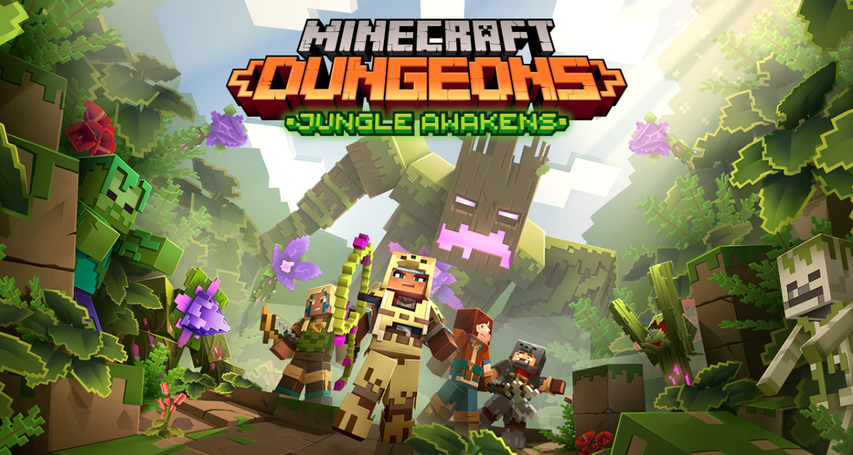 Minecraft Dungeons : Nouveau DLC "L'éveil de la Jungle" disponible
