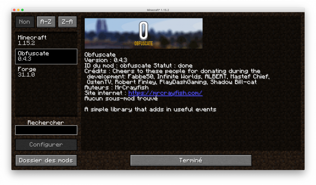 Obfuscate mod 1 12 2 1 17 1 minecraft fr