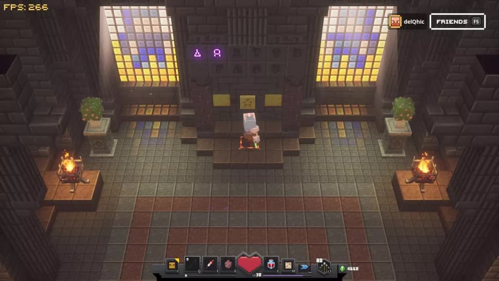 Cathedrale ou église dans Minecraft dungeons dans laquelle on retrouve les runes